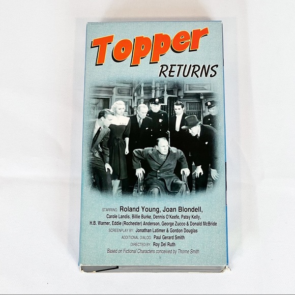 Alpha Media Topper Returns Vhs Movie Vcr Tape 941 Poshmark